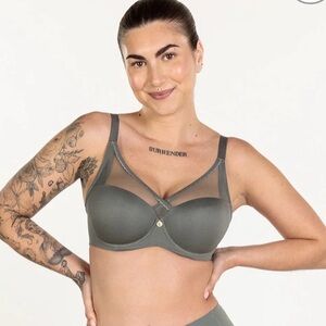 understance Ivy Smooth FlexWire Full Coverage Bra 36H Colour Pine